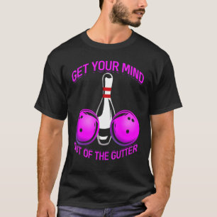 Bowling Team Sports Game Tenpins Bowl Players Pins T-Shirt