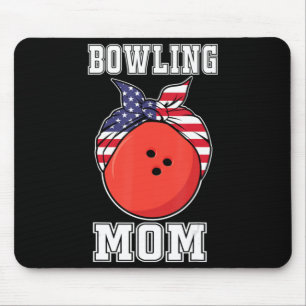 Bowling Teams MOM Players & Gift for  Bowling Mum  Mouse Pad
