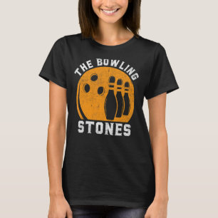 Bowling The Bowling Stones Retro Vintage Bowler T-Shirt