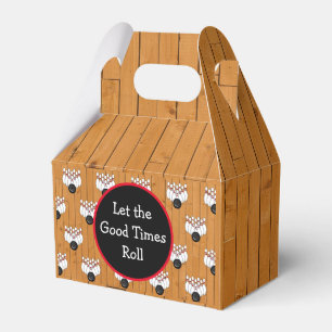 Bowling Themed Birthday Party Favor Box