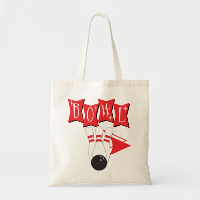 Bowling Tote Bag (Front)