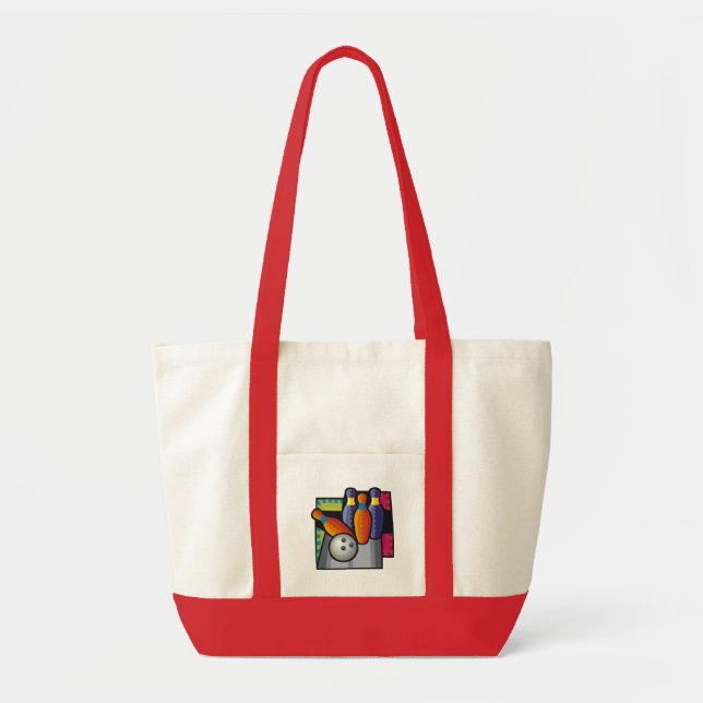 Bowling Totebags Tote Bag (Front)