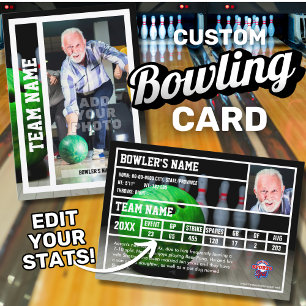 Bowling Trading Card Souvenir