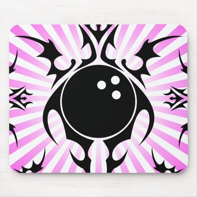 bowling : tribalz mouse pad (Front)