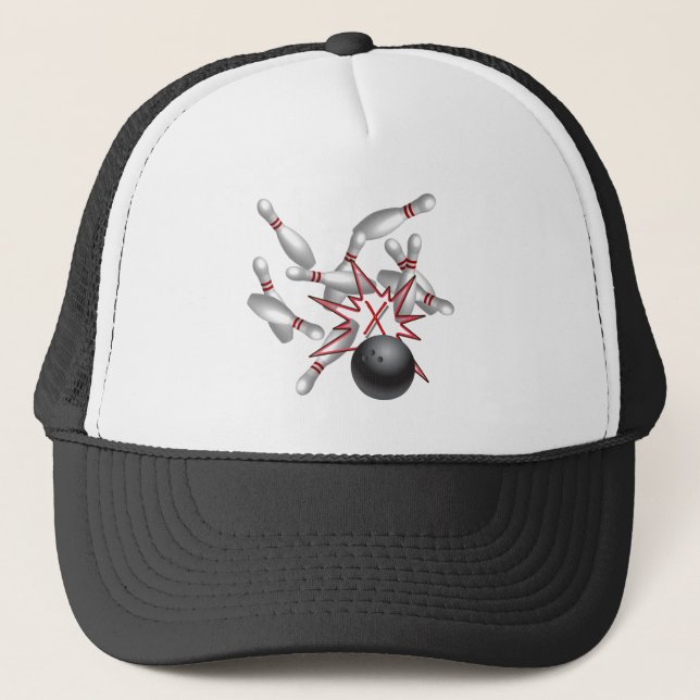 Bowling Trucker Hat (Front)