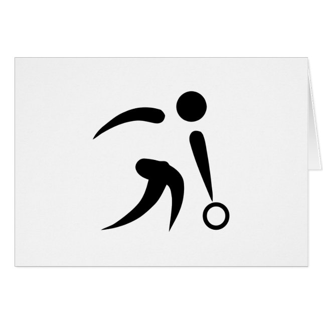Bowling - Universal Bowling Symbol (Front Horizontal)