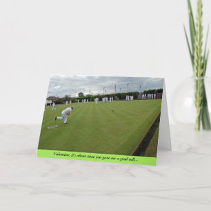 Bowling Valentine Card