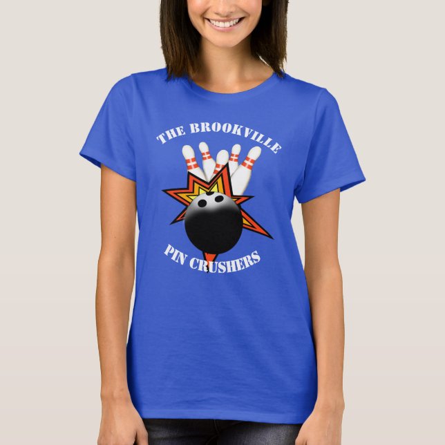Bowling Womens T-Shirt (Front)