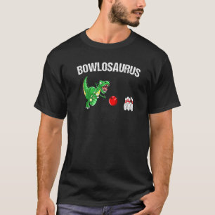 Bowlosaurus Cool Dino Bowler Sports Bowling Kid T-Shirt