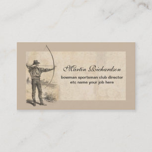 bowman archer business cards