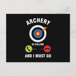 Bowman Archers Arrows Bows Target Shooting Gift Ar Postcard