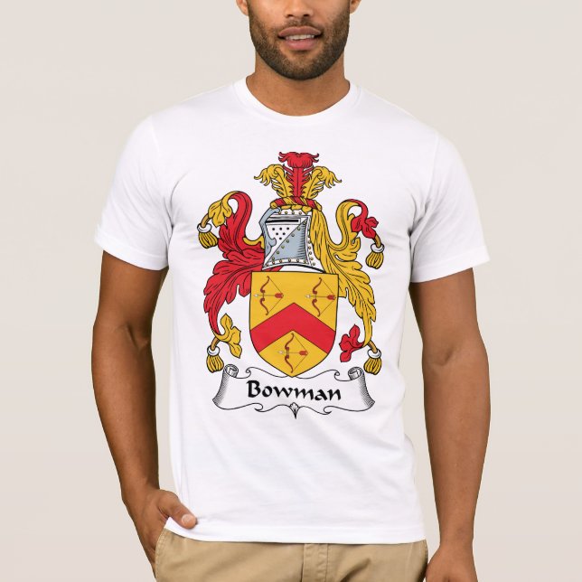 Bowman Family Crest T-Shirt (Front)