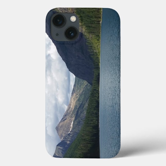 Bowman Lake - Glacier National Park Montana Case-Mate iPhone Case (Back)