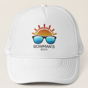 Bowman's Beach Florida Sunglasses Trucker Hat