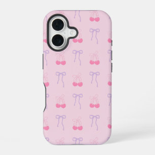 Bows and Cherries Aesthetic Iphone Case for her
