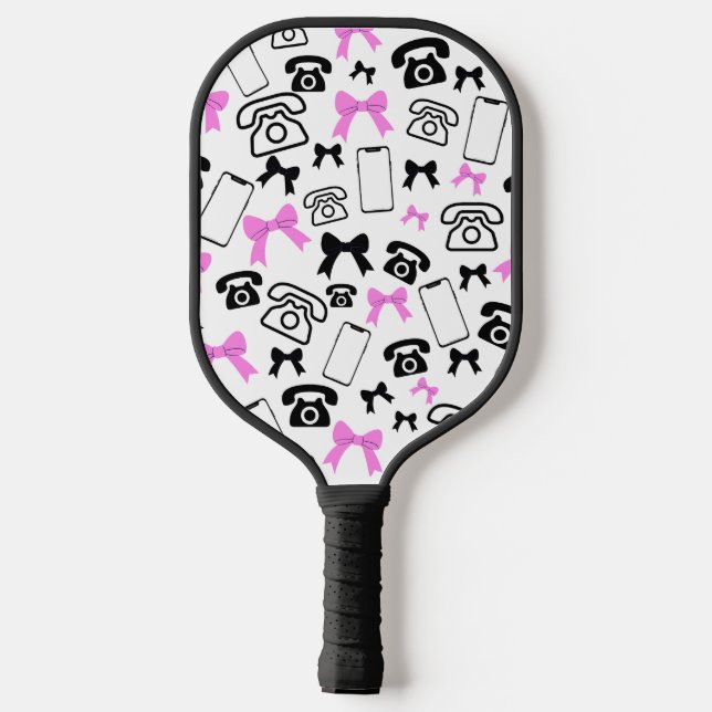 Bows and Phones Pickleball Paddle (Back)