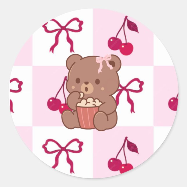 Bows & Bears Stickers (Front)