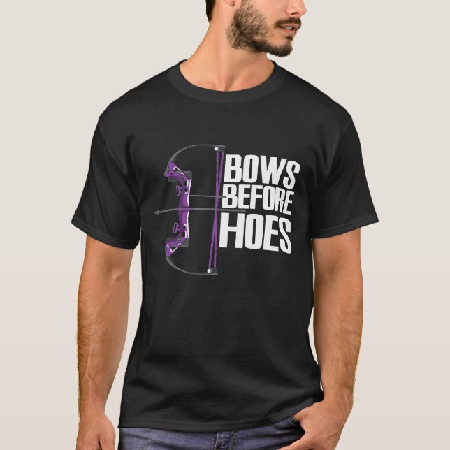 Bows Before Hoes T-Shirt (Front)