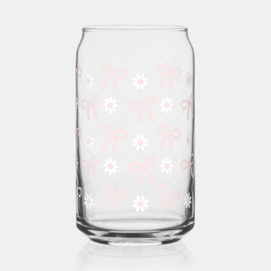 Bows & Daisy's Glass (pink)