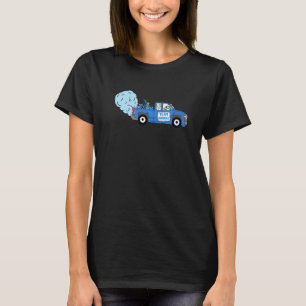 Bows Or Burnouts Team Burnout Gender Reveal Party T-Shirt
