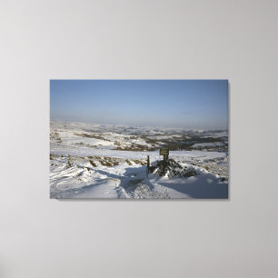 Bowstonegate Winter Cheshire Holiday Card Canvas Print