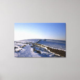 Bowstonegate Winter Holiday Card Canvas Print