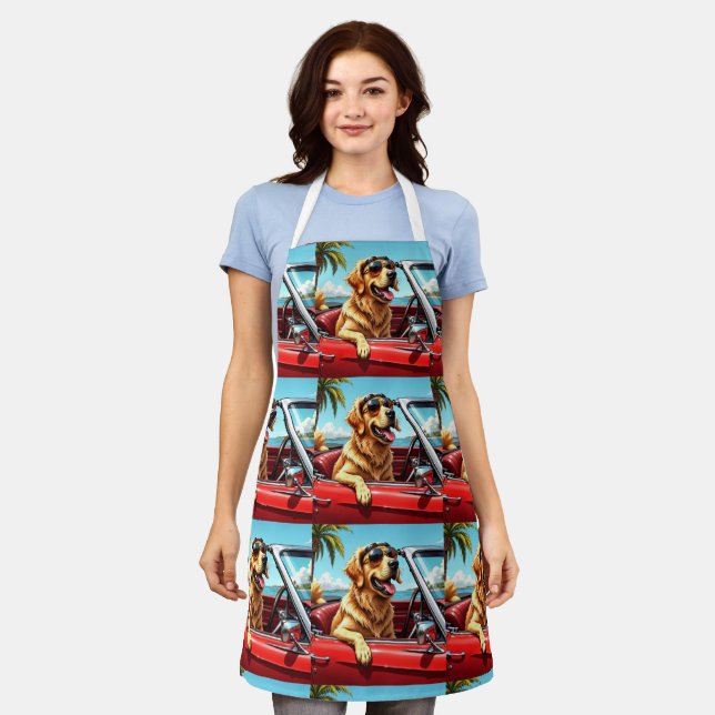 Bowsy Dog  Apron (Worn)