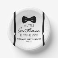 Bowtie Suspenders A Little Gentleman Baby Shower