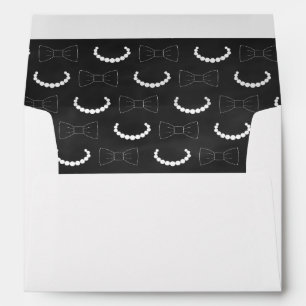 Bowties and Pearls Wedding Envelope