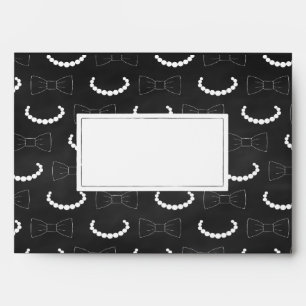 Bowties and Pearls Wedding Envelopes