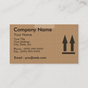 box board business card