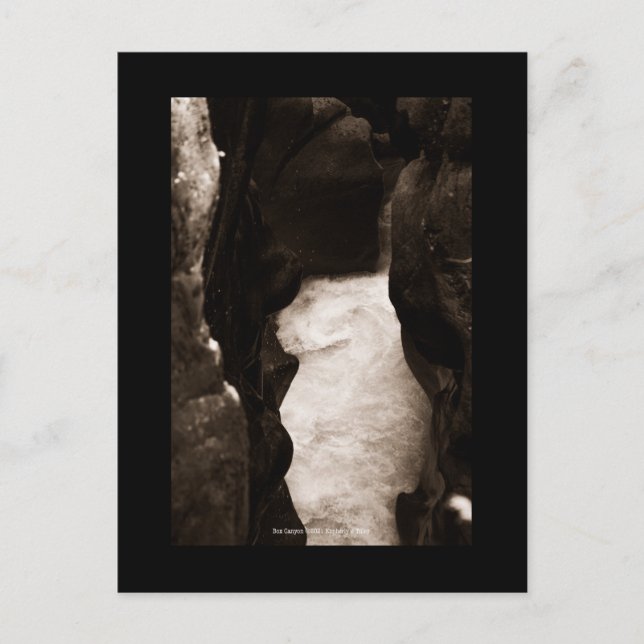 Box Canyon Postcard (Front)