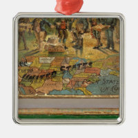 Box Dissected map, United States