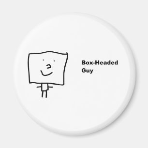 Box-Headed Guy Magnet