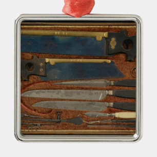 Box of anatomical instruments metal tree decoration