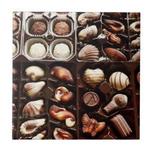 Box of Chocolate Candy Tile