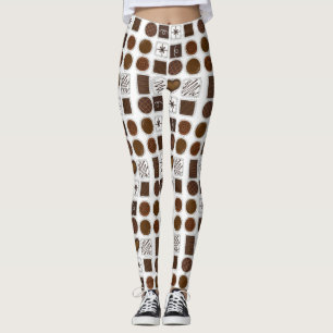 Box of Chocolates Valentine's Day Candy Leggings