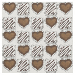 Box of Chocolates Valentine's Day Chocolate Candy Fabric
