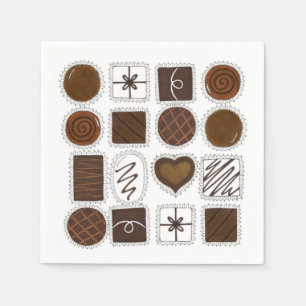 Box of Chocolates Valentine's Day Valentine Napkin
