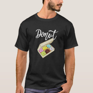 Box of Doughnut Doughnut Pastry Foods Dessert T-Shirt