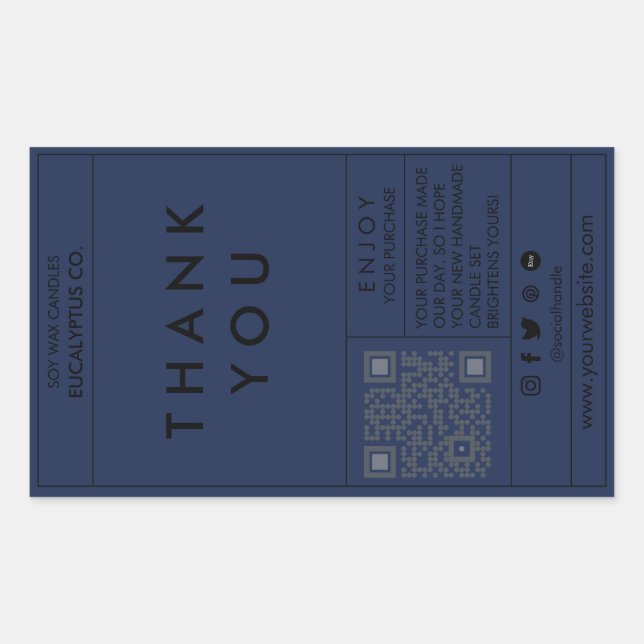 Box Sealing Stickers, Sealing Stickers, Packaging  Rectangular Sticker (Front)