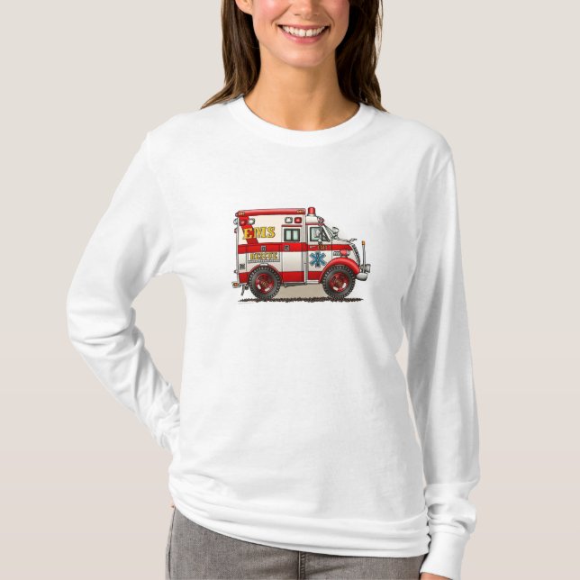 Box Truck Ambulance T-Shirt (Front)