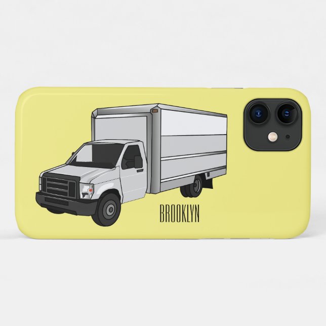 Box truck cartoon illustration Case-Mate iPhone case (Back (Horizontal))