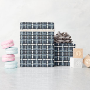 Box Weave Square (Smoked Coastal) Wrapping Paper