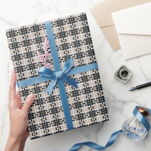 Box Weave Square (Tailored Editorial) Wrapping Paper (Gifting)