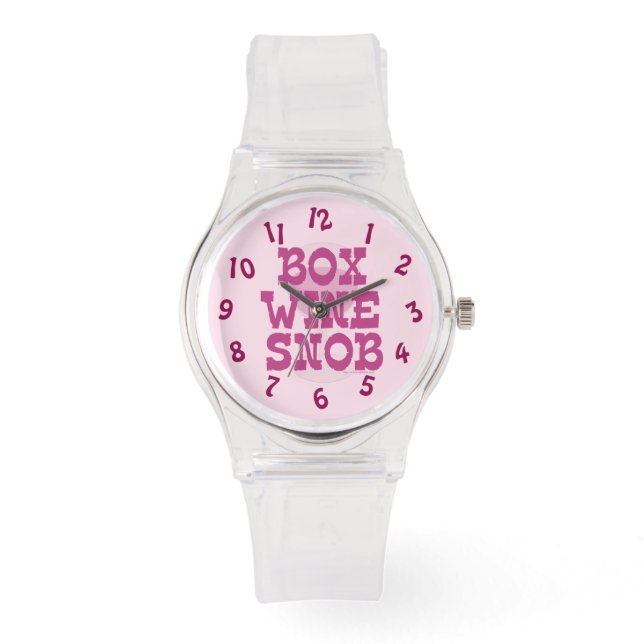 Box Wine Snob Watch (Front)