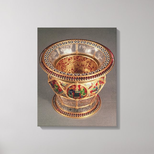 Box with plique-a-jour and cloisonne canvas print (Front)