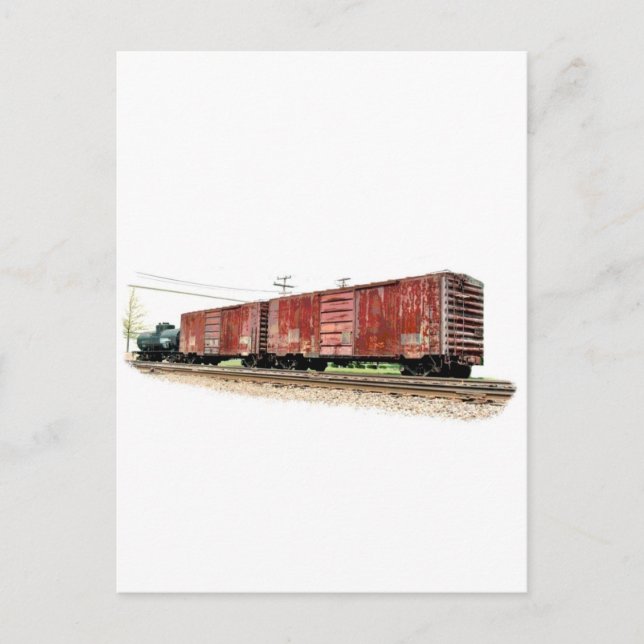 Boxcars Postcard (Front)