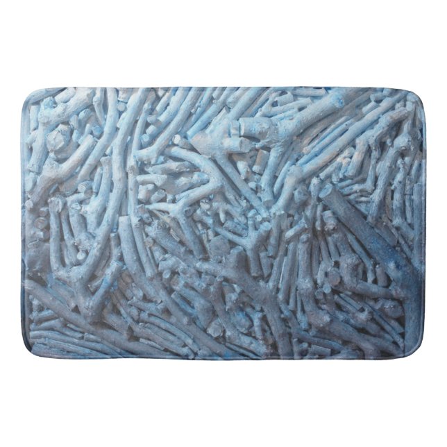 Boxcuttings: Blue Bath Mat (Front)