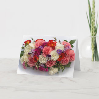 Boxed Bouquet Greeting Card